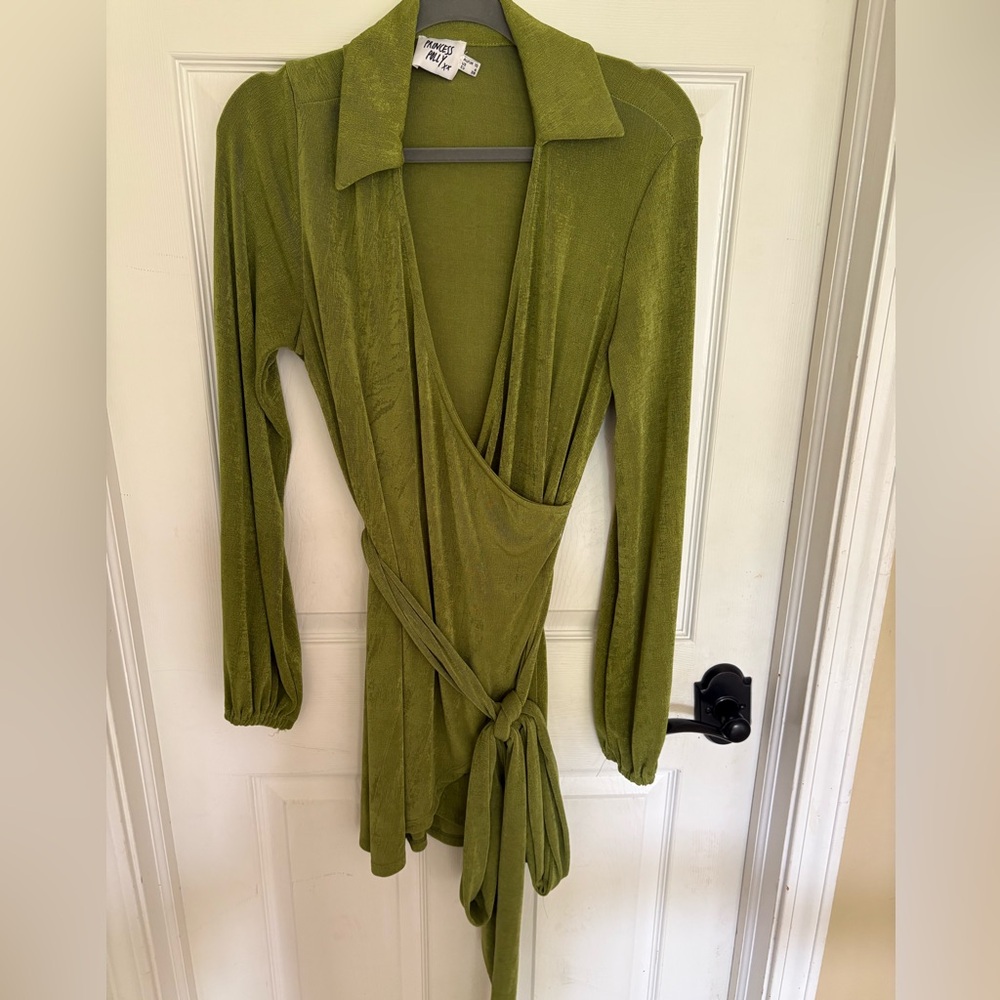 Princess Polly Sage Green Dress